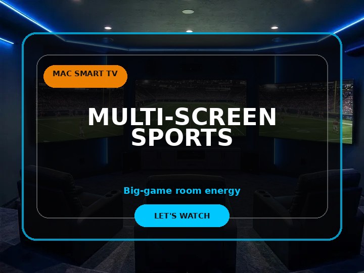 Multi-screen sports theater